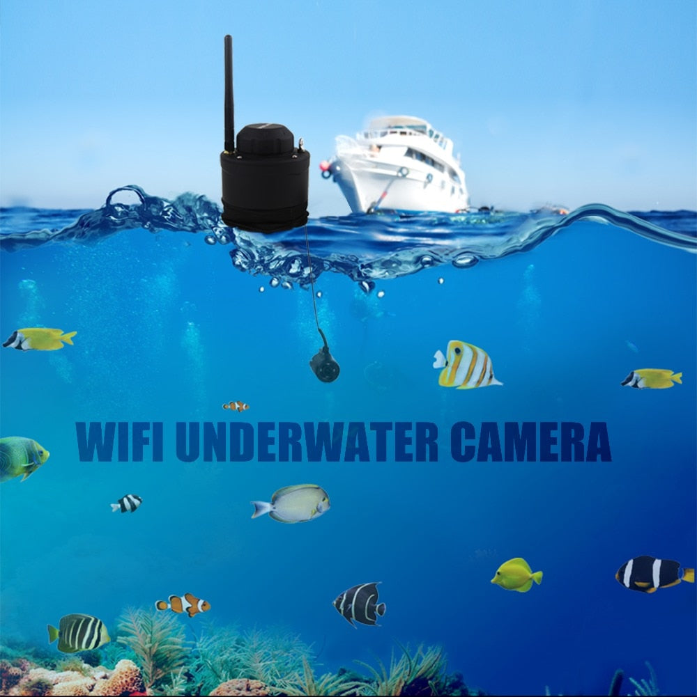 Russian menu!LUCKY Portable fishing finder WIFI Underwater Camera FF3309 80m wireless operating range Winter Sea Fishing Tackle