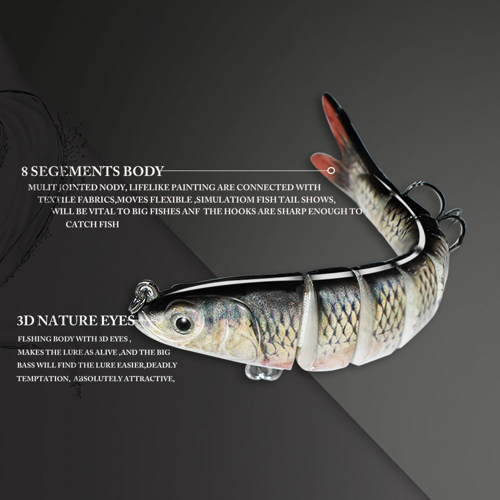 Artificial Jointed Crankbait Swimbait Fishing Lure