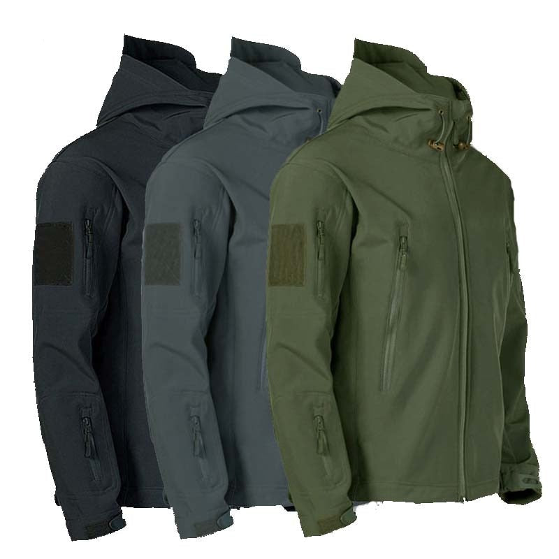 5XL Military Soft Shell Jackets Men Tactical Windproof Waterproof Jacket Army Clothing Combat Jacket Mens Hooded Bomber Coats