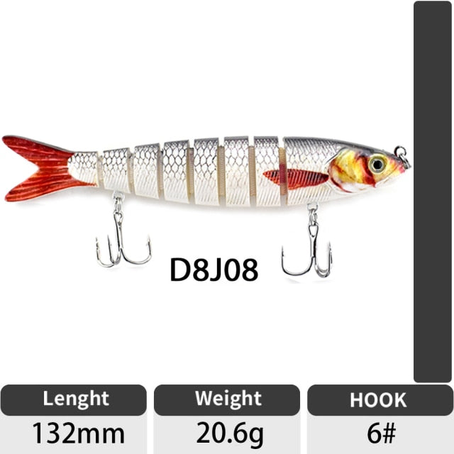 Artificial Jointed Crankbait Swimbait Fishing Lure