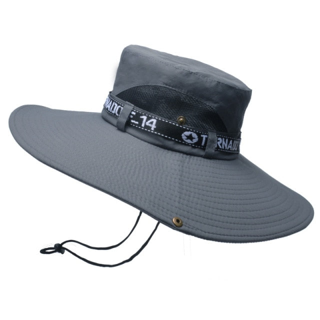 New Boonie Hat Men Anti-UV Sun Hats Outdoor Fishing Cap Fashion Big Brim Caps Women&#39;s Summer Hat Male Bucket Hat Sombrero Gorros