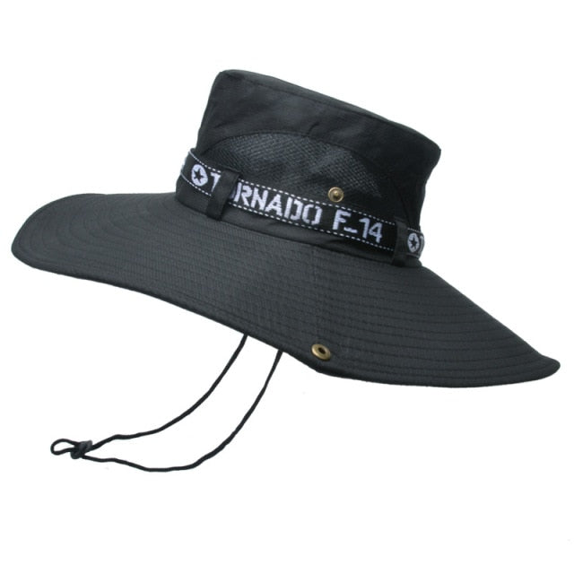 New Boonie Hat Men Anti-UV Sun Hats Outdoor Fishing Cap Fashion Big Brim Caps Women&#39;s Summer Hat Male Bucket Hat Sombrero Gorros