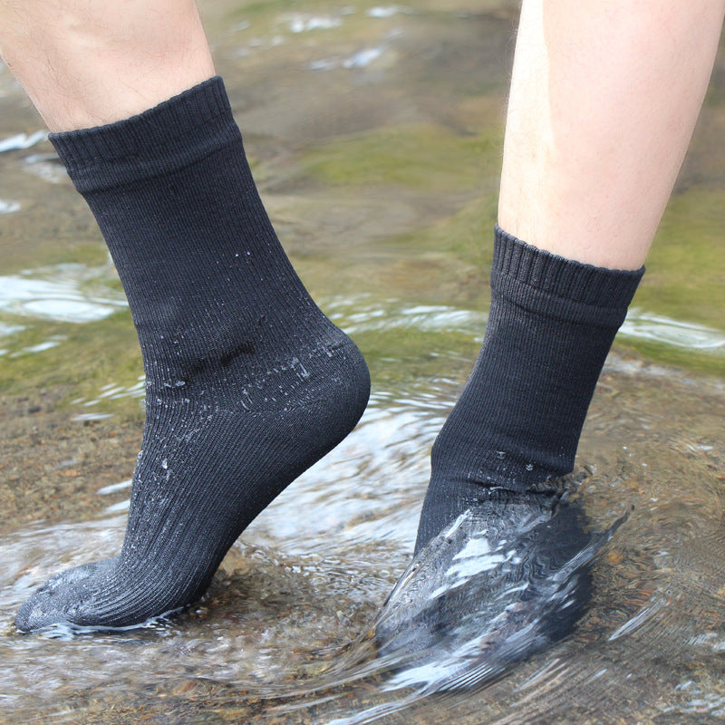 Waterproof Socks Breathable Outdoor Waterproof Hiking Wading Camping Winter Skiing Sock Riding Snow Warm Waterproof Socks