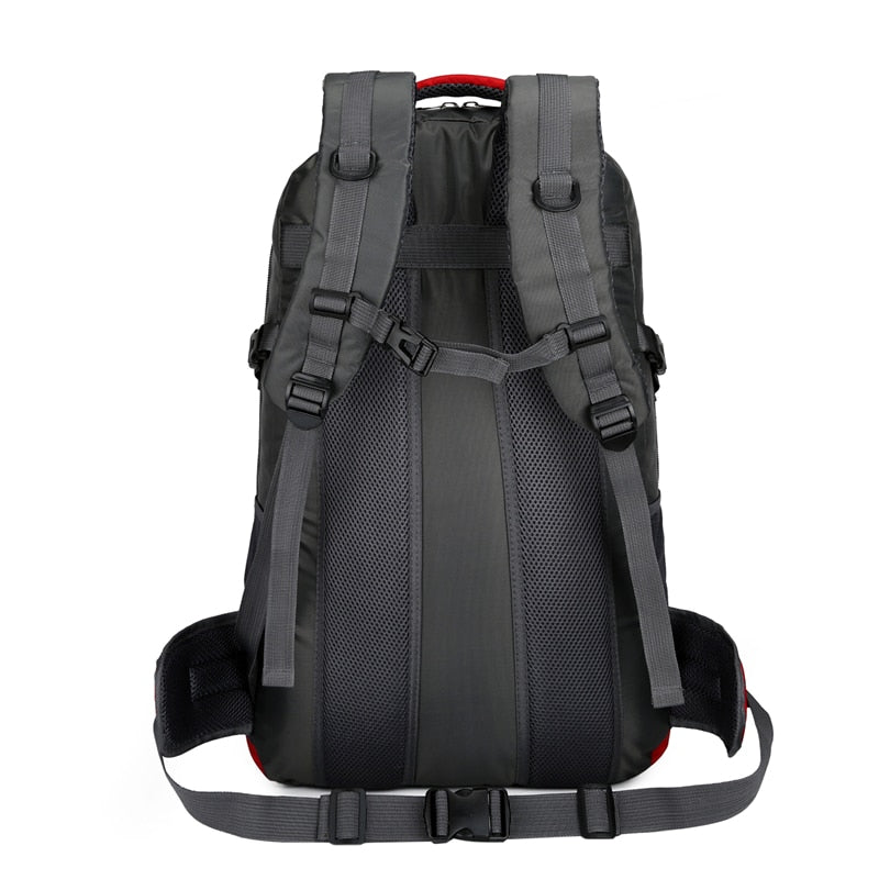 50L Large Capacity Travel Backpack Men Nylon Waterproof Quality Mountaineer Rucksack Male Casual Outdoor Camping Luggage Backbag