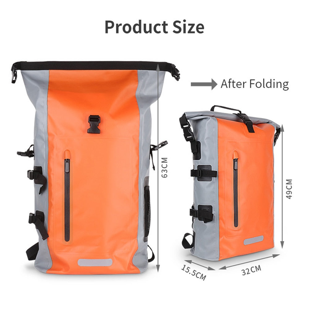 25L Outdoor Waterproof Swimming Bag Backpack Bucket Dry Sack Storage Bags Rafting Sports Kayaking Canoeing Travel Pack  X311A